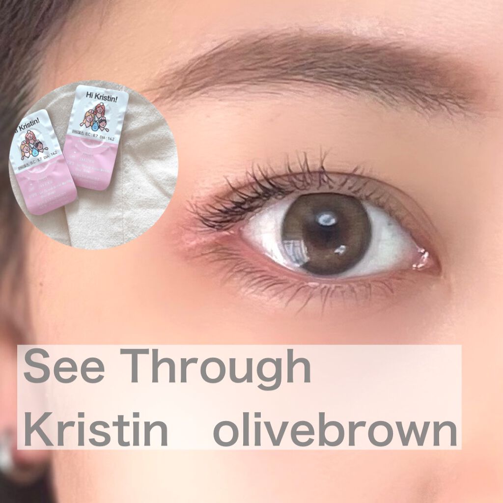 See Through Kristin/Hapa kristin/カラーコンタクトレンズを使ったクチコミ（1枚目）