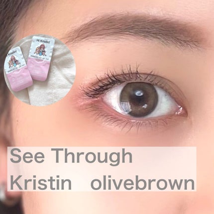 See Through Kristin/Hapa kristin/カラーコンタクトレンズを使ったクチコミ(1枚目)