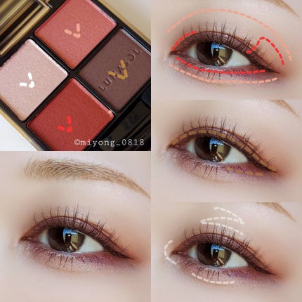 アイカラーレーション/LUNASOL/アイシャドウパレットを使ったクチコミ(4枚目)