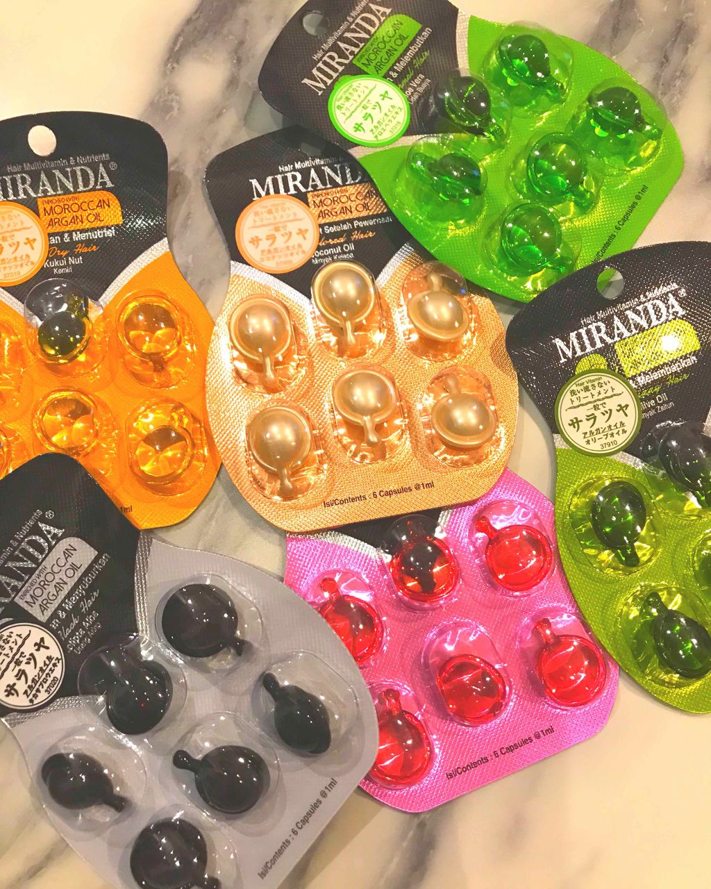 ヘアビタミン カラーケアヘアオイル/MIRANDA/ヘアオイルを使ったクチコミ(1枚目)