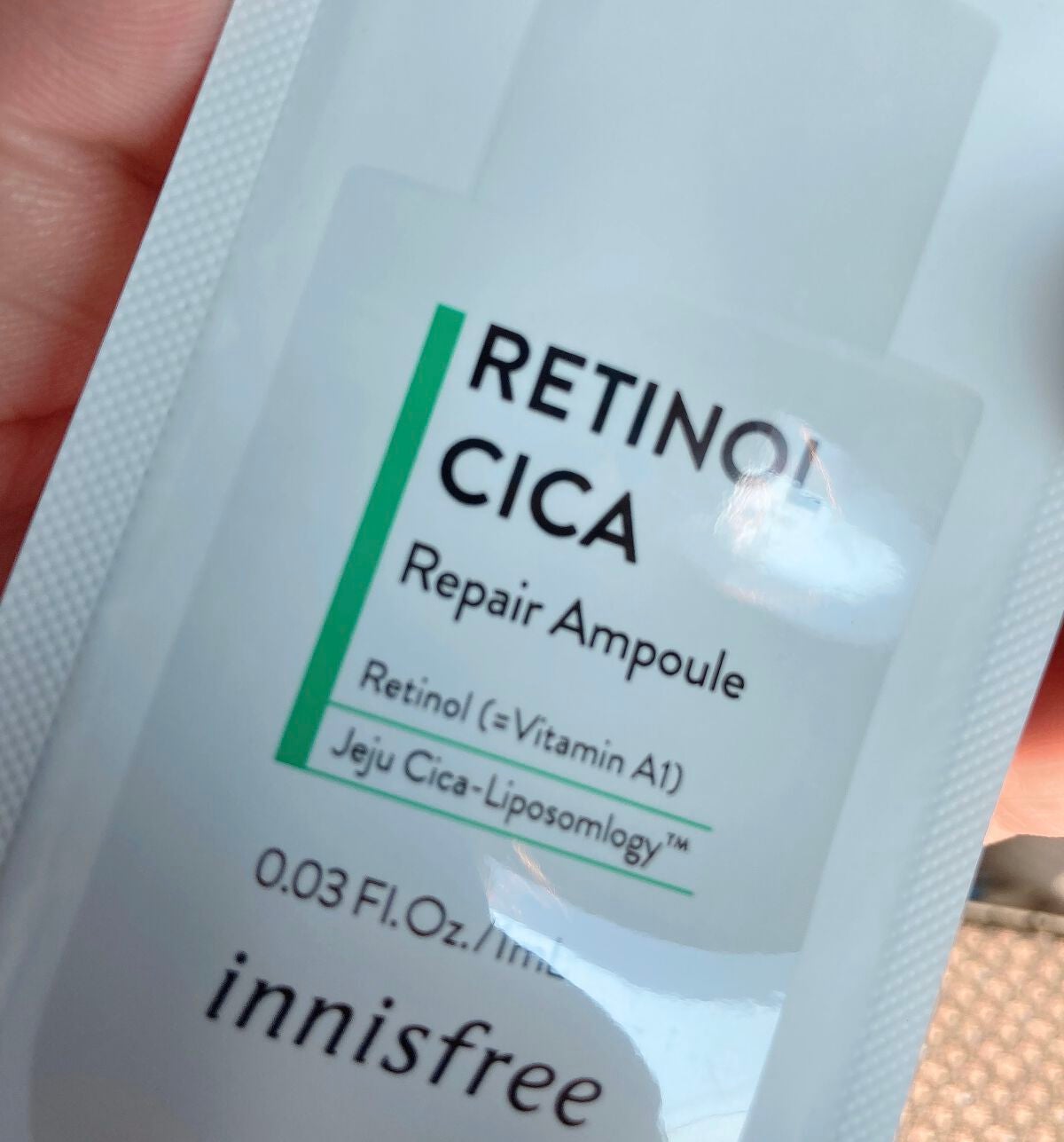 レチノール シカ リペア セラム/innisfree/美容液を使ったクチコミ(1枚目)