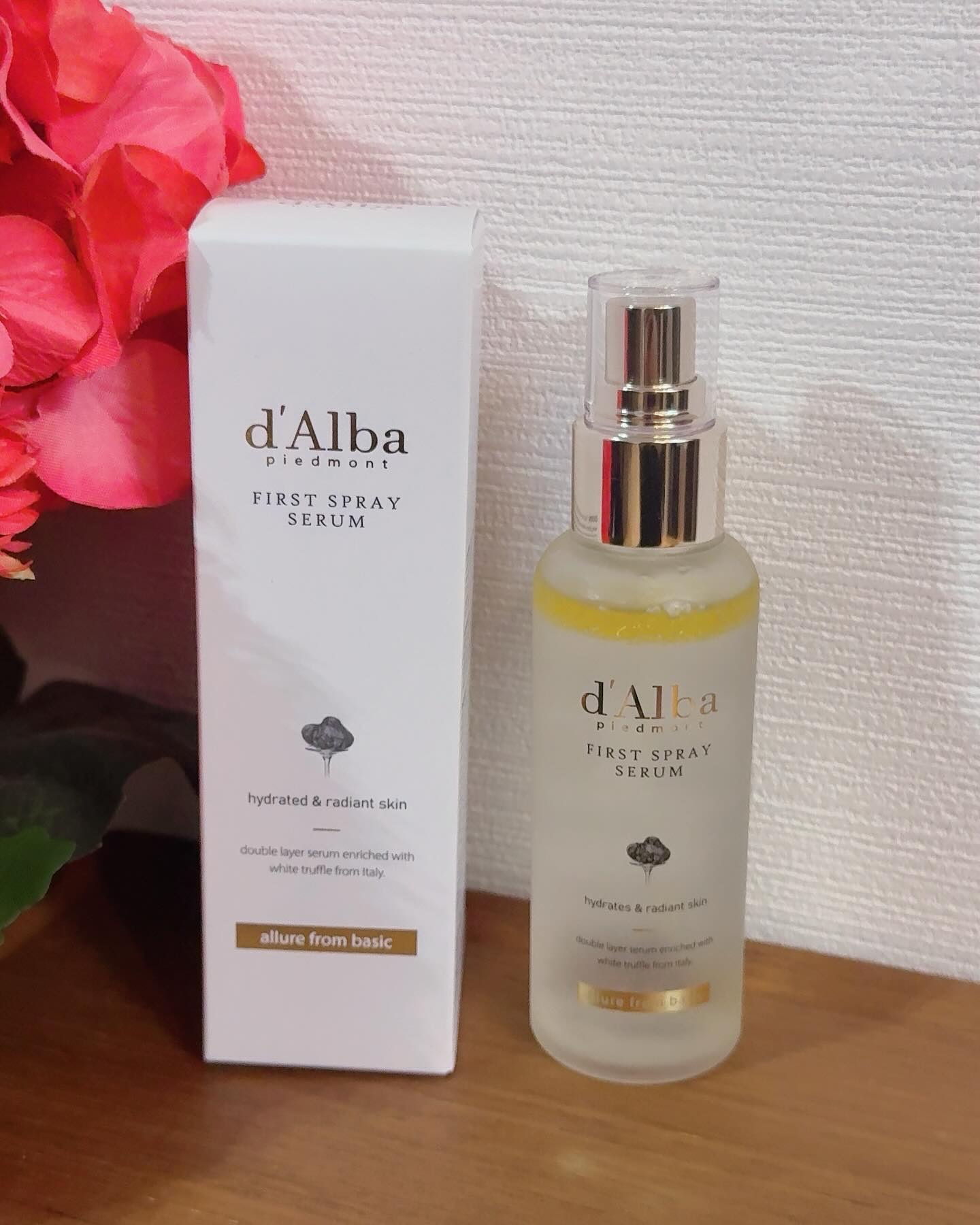 ダルバ ホワイトトリュフファーストスプレーセラム/ダルバ/ミスト状化粧水を使ったクチコミ（2枚目）
