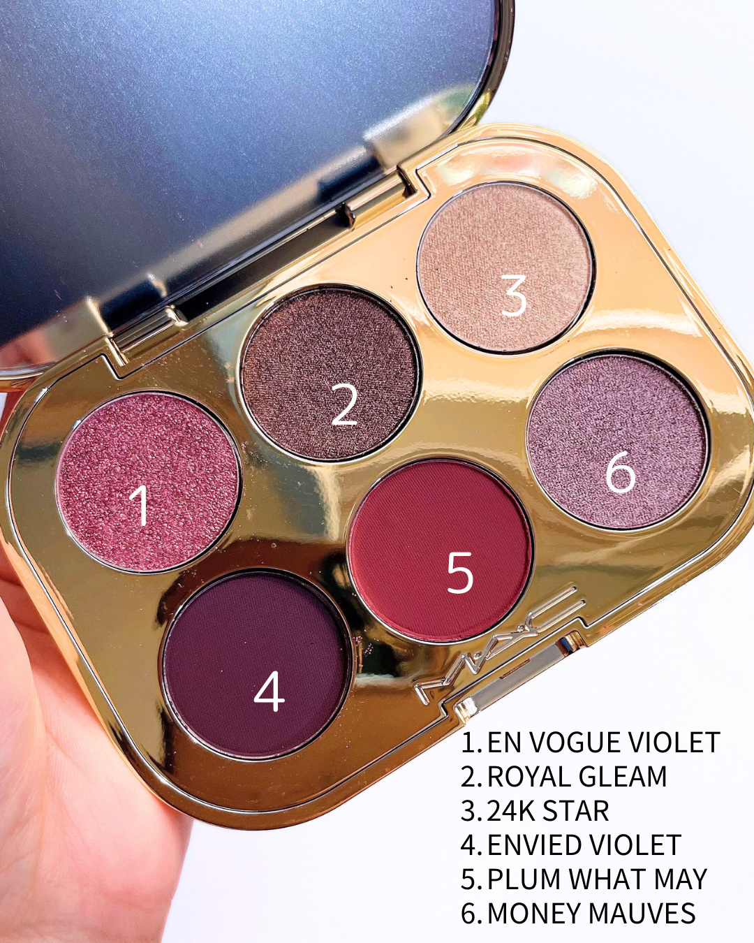 トレジャー アイシャドウ パレット ×6/M・A・C/アイシャドウパレットを使ったクチコミ（3枚目）