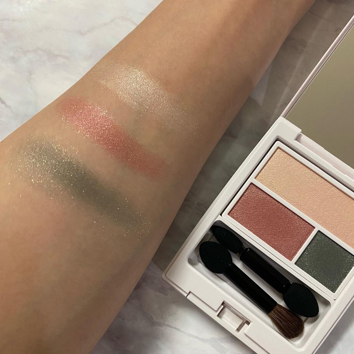 パールプレシャスオーラ アイカラーパレット/ミキモト コスメティックス/アイシャドウパレットを使ったクチコミ(4枚目)