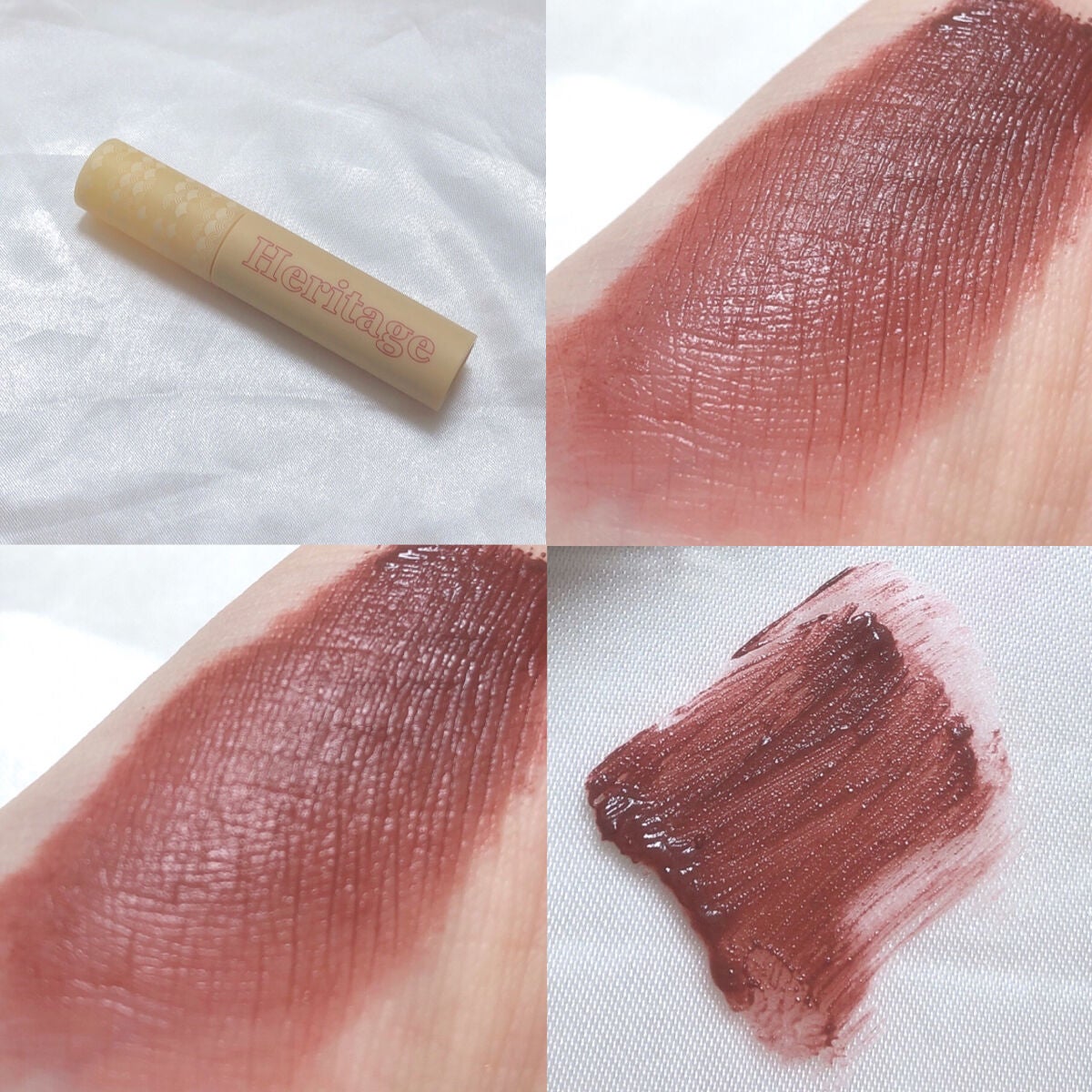 ザ ヘリテージ ベルベット ティント/MERZY/リップティントを使ったクチコミ(2枚目)