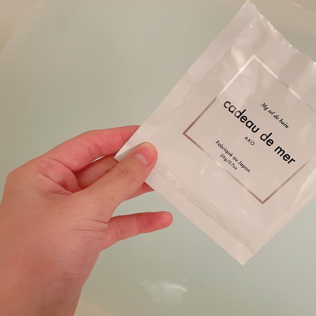 バスパウダー/cadeau de mer/炭酸系入浴剤を使ったクチコミ(1枚目)