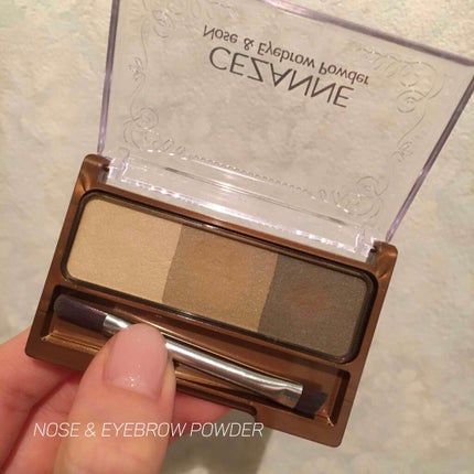 ノーズ&アイブロウパウダー/CEZANNE/パウダーアイブロウを使ったクチコミ(1枚目)