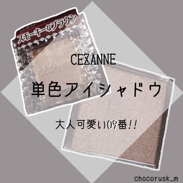 シングルカラーアイシャドウ/CEZANNE/シングルアイシャドウを使ったクチコミ（1枚目）