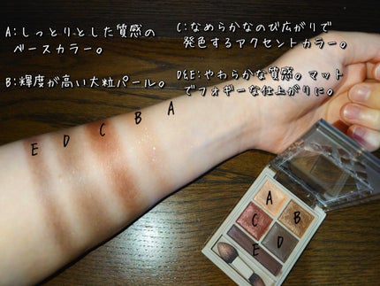 パノラマデザイン アイパレット/Visée/アイシャドウパレットを使ったクチコミ(3枚目)