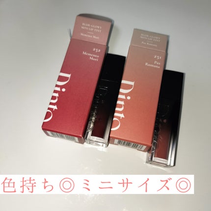 ブラーグロイリップティント/Dinto/リップティントを使ったクチコミ(1枚目)