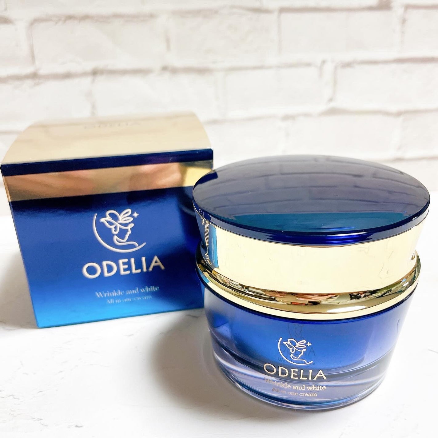 リンクル&ホワイト オールインワンクリーム/ODELIA/オールインワン化粧品を使ったクチコミ(1枚目)