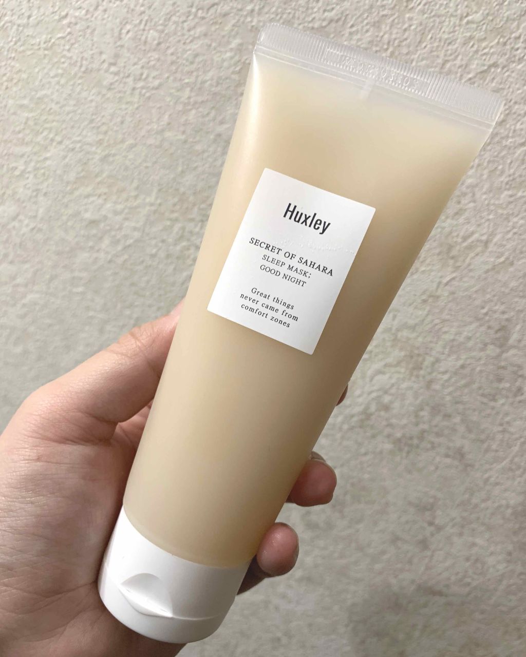 スリープマスク；グッドナイト/Huxley/洗い流すパック・マスクを使ったクチコミ（1枚目）