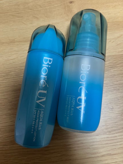 ビオレUV アクアリッチ アクアプロテクトローション(水層パック)/ビオレ/日焼け止めローションを使ったクチコミ(4枚目)