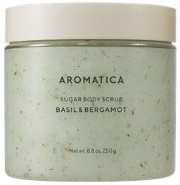 AROMATICA シュガーボディスクラブバジル&ベルガモット