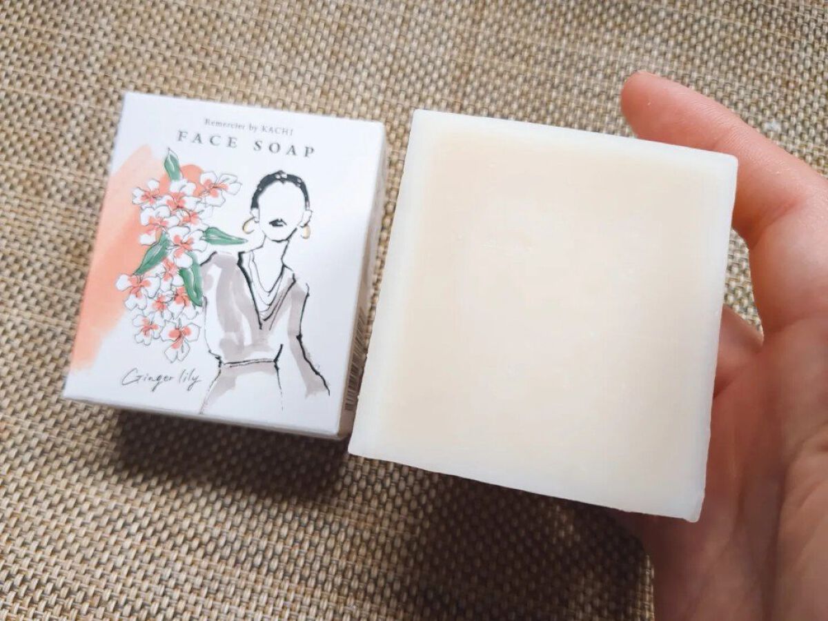 Remercierフェイスソープ/KACHI/洗顔石鹸を使ったクチコミ（1枚目）