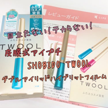 TWOOLダブルアイリッドハイブリットフィルム/SHOBIDO/二重まぶた用アイテムを使ったクチコミ（1枚目）