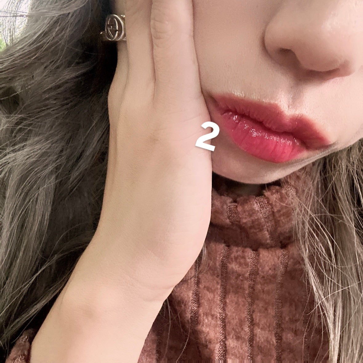 teo and the Milky Dotom Tint/タオアンダー/リップグロスを使ったクチコミ(3枚目)