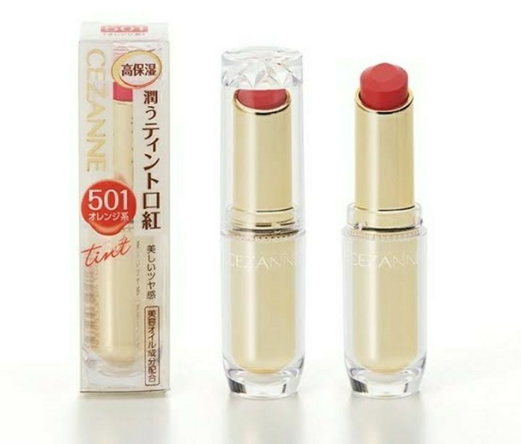 ラスティンググロスリップ/CEZANNE/口紅を使ったクチコミ(1枚目)