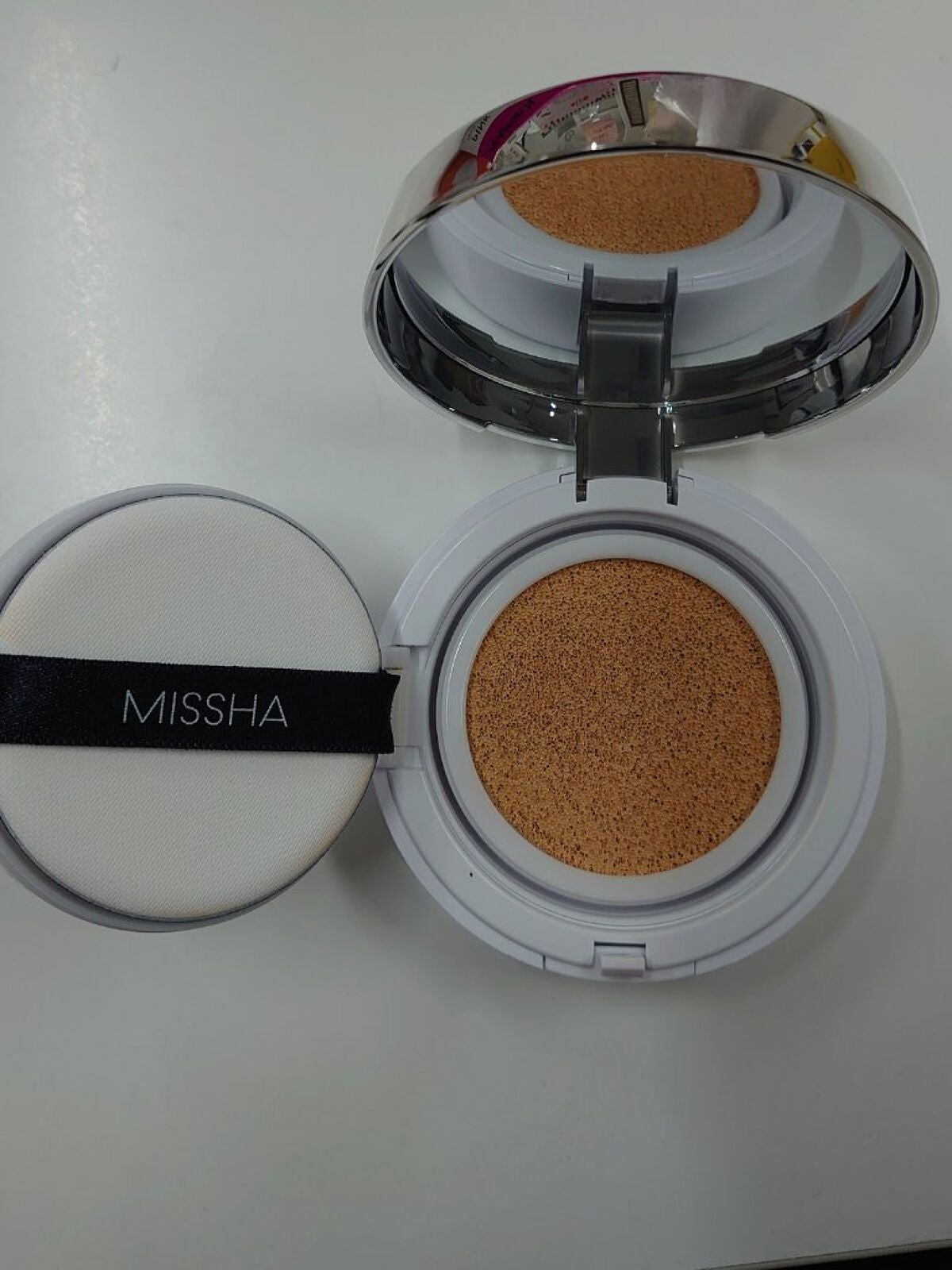 M クッションファンデーション(マット)/MISSHA/クッションファンデーションを使ったクチコミ(2枚目)