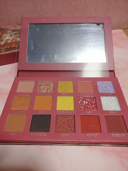 GO TRAVEL 15色アイシャドウパレット/FOCALLURE/アイシャドウパレットを使ったクチコミ(2枚目)