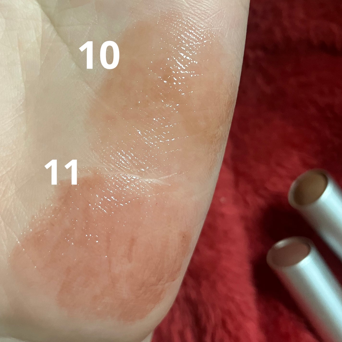 グラスティングメルティングバーム/rom&nd/リップバームを使ったクチコミ(3枚目)