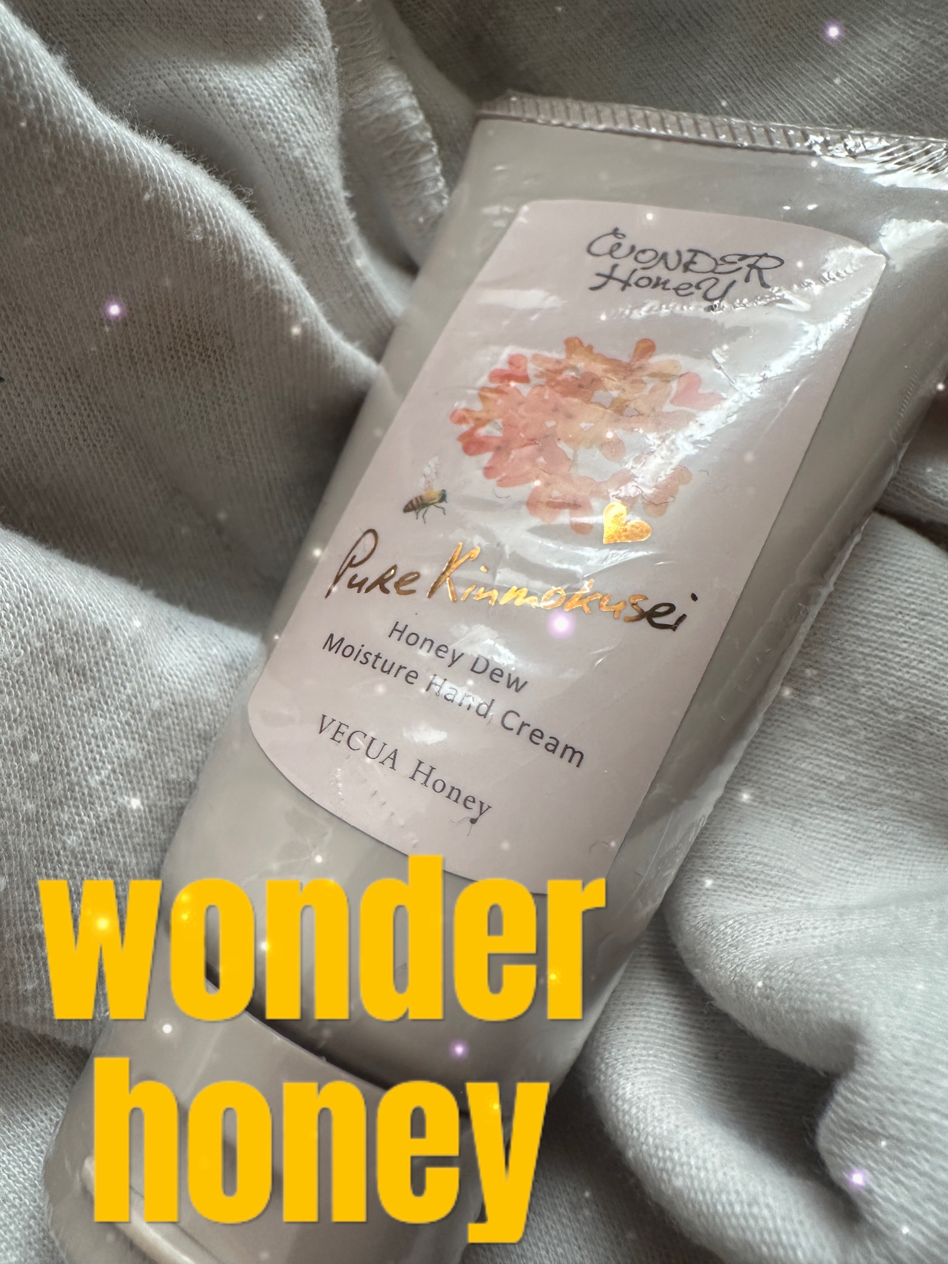 ワンダーハニー とろとろハンドクリーム ピュアキンモクセイ/VECUA Honey/ハンドクリームを使ったクチコミ（1枚目）