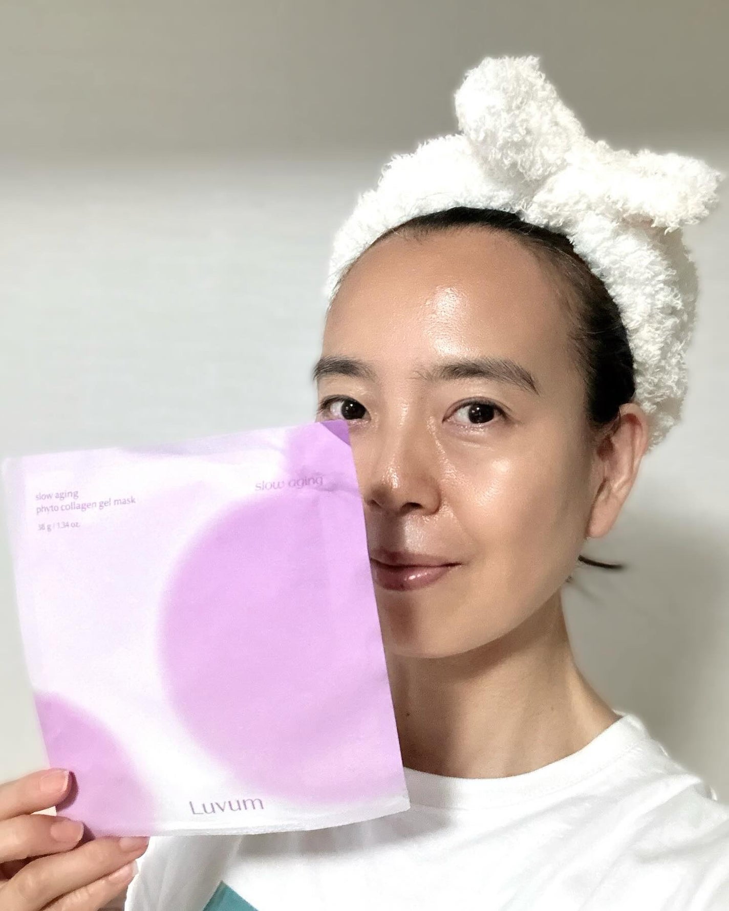 スローエイジングフィトコラーゲンゲルマスク/Luvum/シートマスク・パックを使ったクチコミ(6枚目)