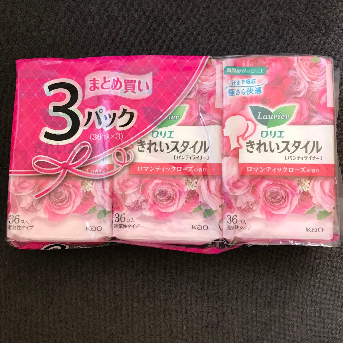 きれいスタイル ロマンティックローズの香り 72コ入/ロリエ/おりものシートを使ったクチコミ(5枚目)