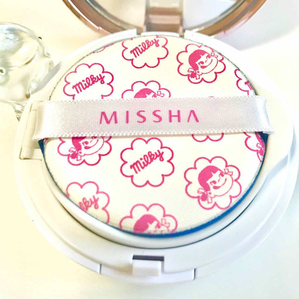 M クッションベース（ミルキー）/MISSHA/化粧下地を使ったクチコミ（2枚目）