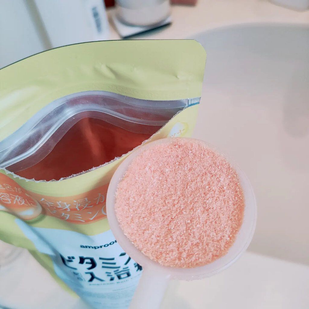 ビタミンＣ誘導体配合入浴料/amproom/保湿系入浴剤を使ったクチコミ（2枚目）