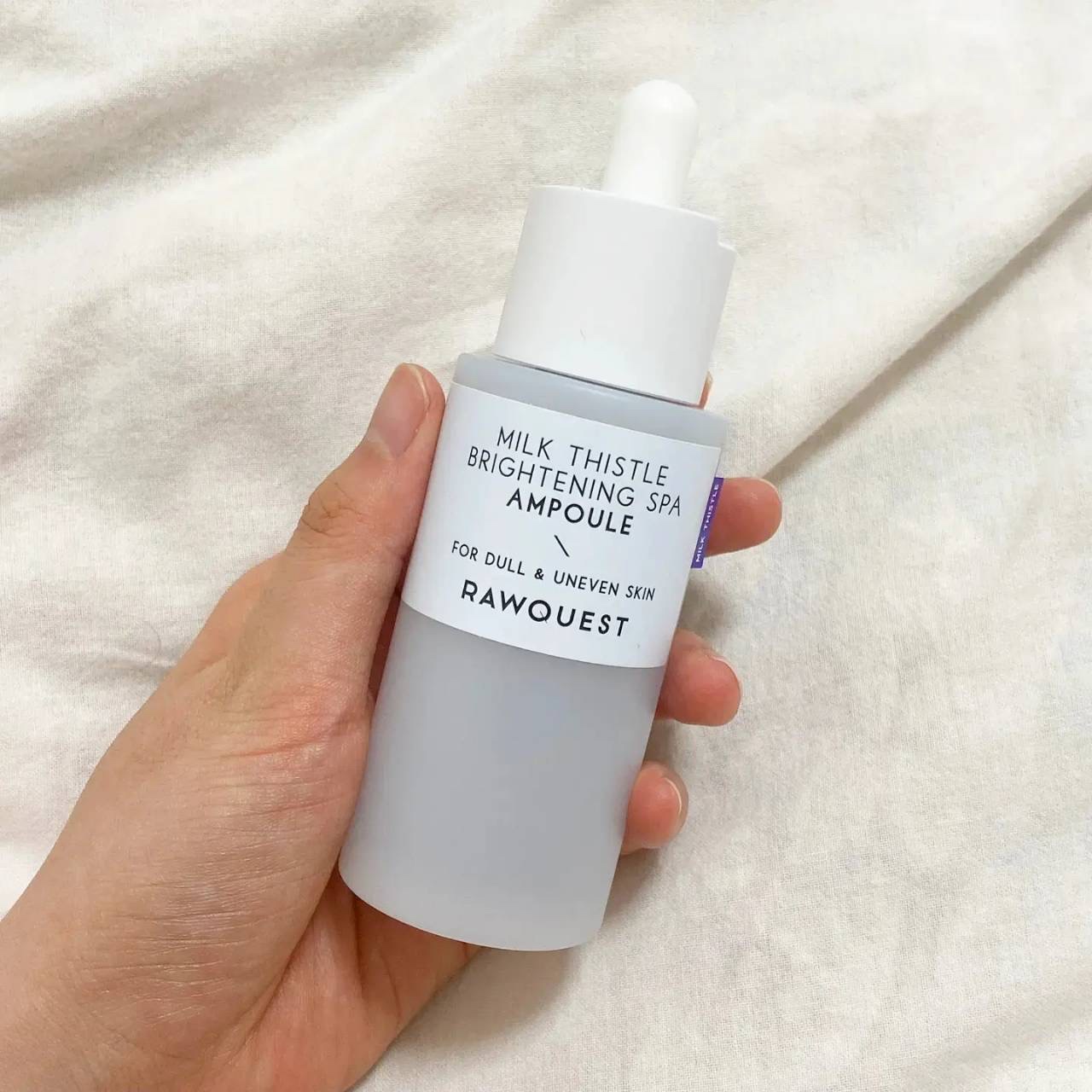 ミルクシスルブライトニングスパ アンプル/RAWQUEST/美容液を使ったクチコミ（2枚目）