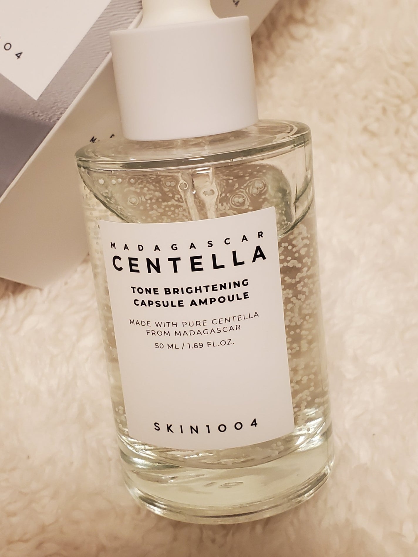 トーンブライトニング カプセルアンプル/SKIN1004/美容液を使ったクチコミ(2枚目)