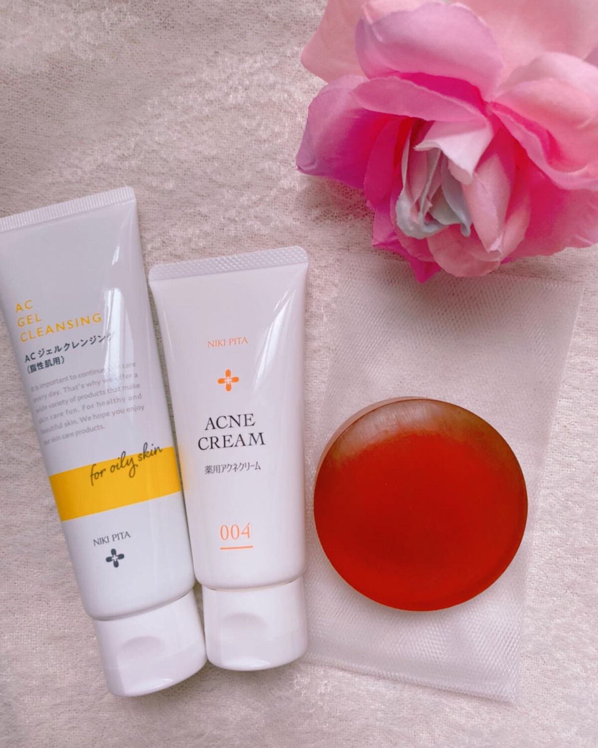 AC ピーリングソープ/NIKI PITA/洗顔石鹸を使ったクチコミ(1枚目)