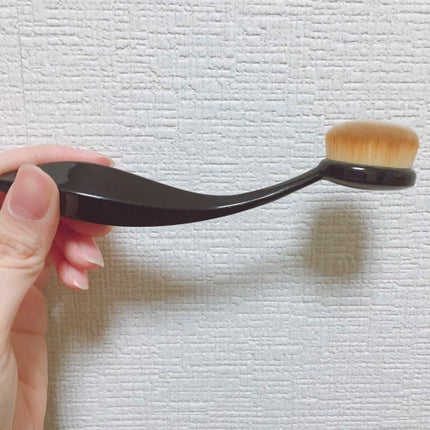 スーパーカバーファンデーションブラシ/メイクル/メイクブラシを使ったクチコミ(3枚目)