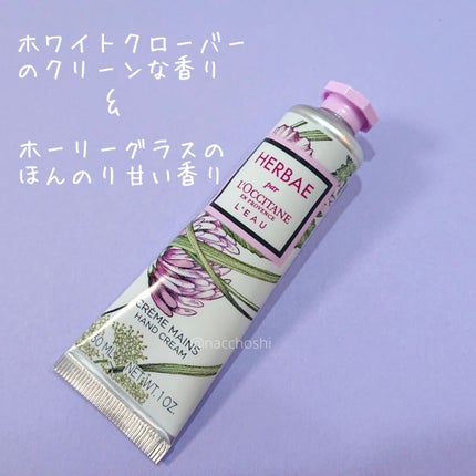 試してみた】エルバブランシュ ハンドクリーム L'OCCITANEの 試してみた】エルバブランシュ ハンドクリーム L'OCCITANEの
