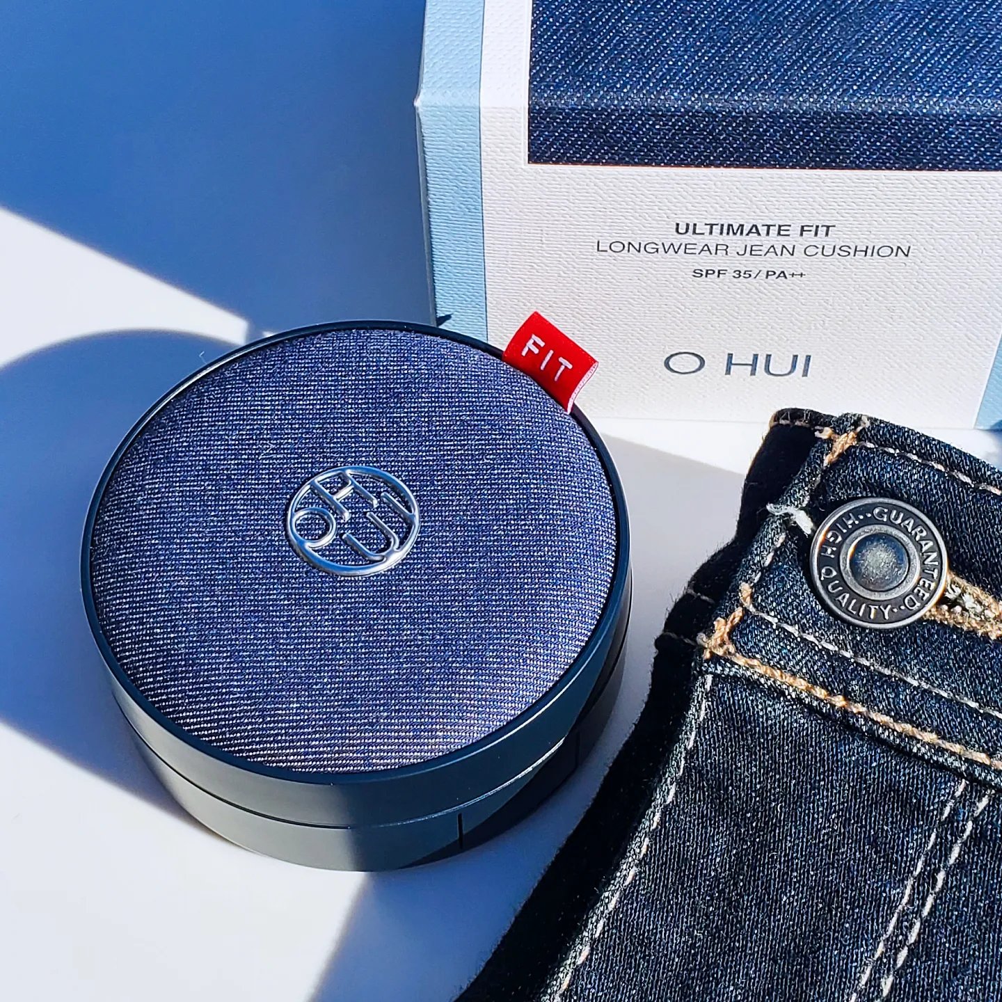 アルティメットフィット ロングウェアデニムクッション/OHUI/クッションファンデーションを使ったクチコミ（1枚目）