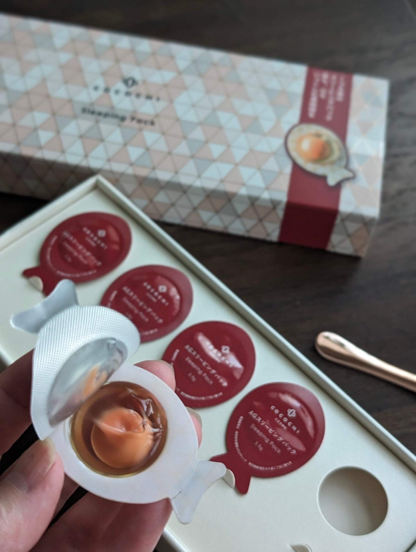 ココチ AG スリーピングパック N/COCOCHI/フェイスクリームを使ったクチコミ(2枚目)