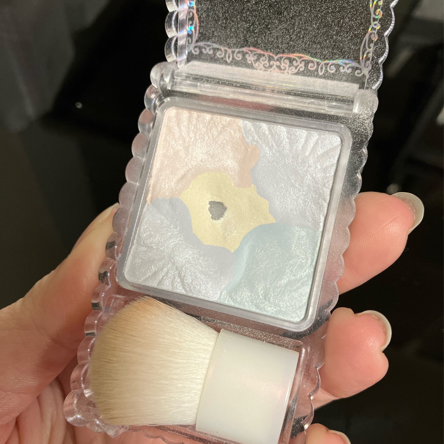 グロウフルールハイライター/キャンメイク/パウダーハイライトを使ったクチコミ(1枚目)