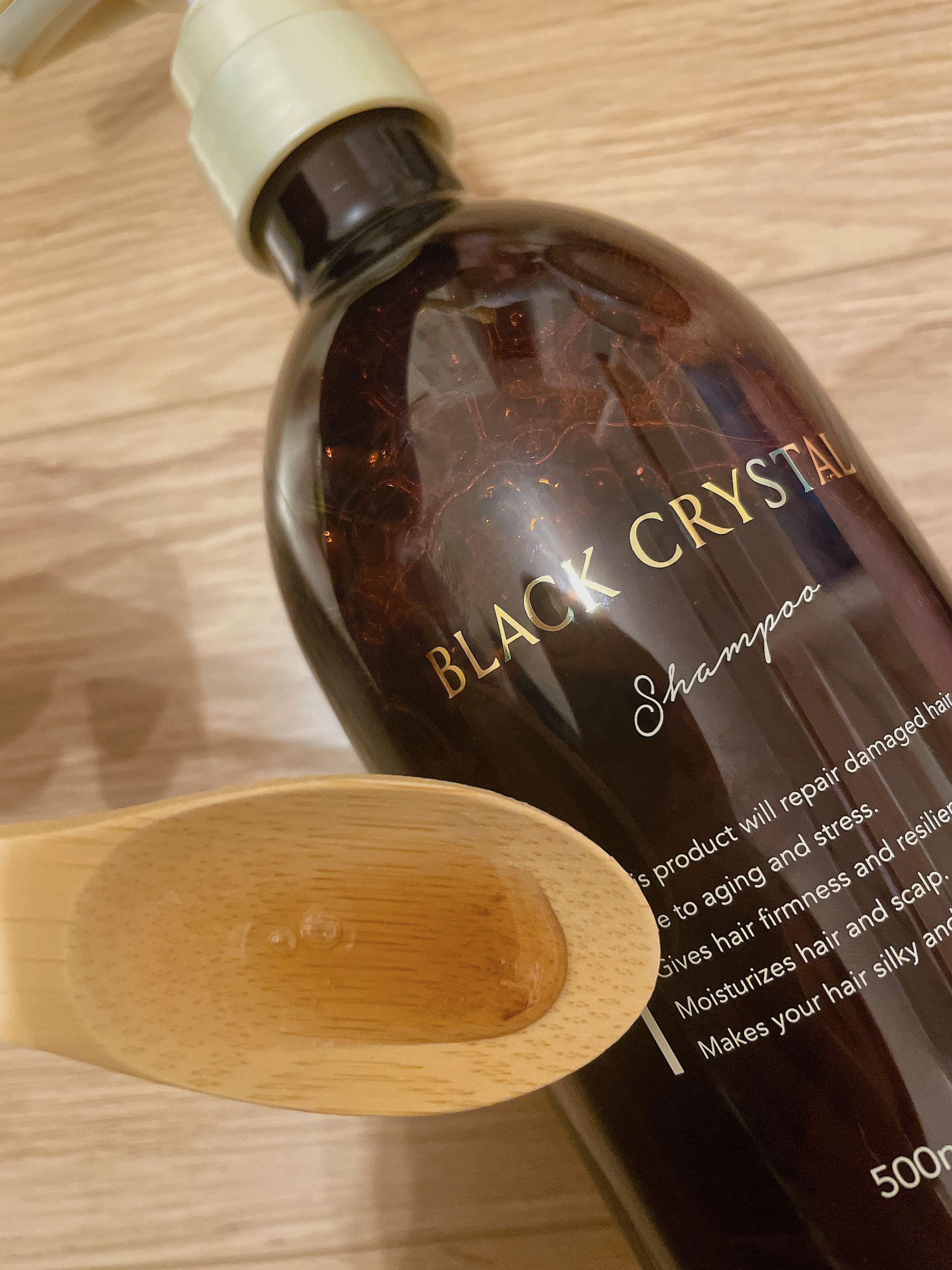 ブラッククリスタル シャンプー ＆ トリートメント/BLACK CRYSTAL/サロンシャンプーを使ったクチコミ（1枚目）