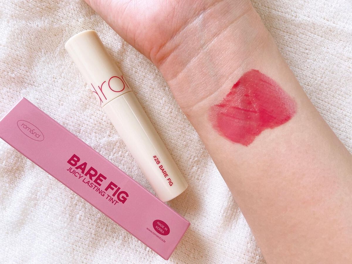 ジューシーラスティングティント/rom&nd/リップティントを使ったクチコミ(5枚目)