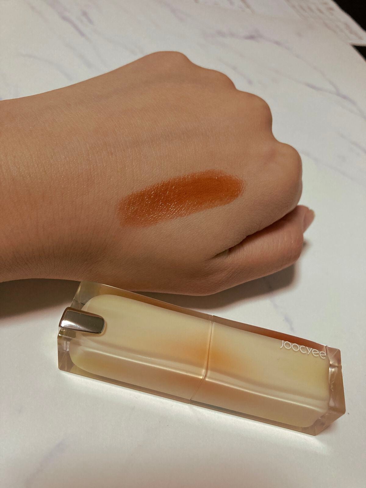 夏禅シリーズ 水光シアーリップスティック/Joocyee/口紅を使ったクチコミ(1枚目)