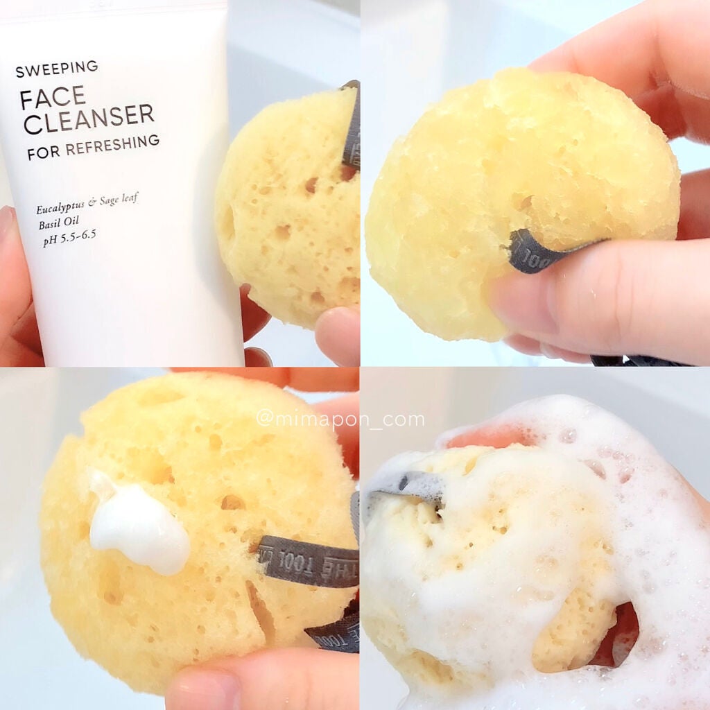 天然海綿スポンジ/THE TOOL LAB/その他スキンケアグッズを使ったクチコミ(4枚目)