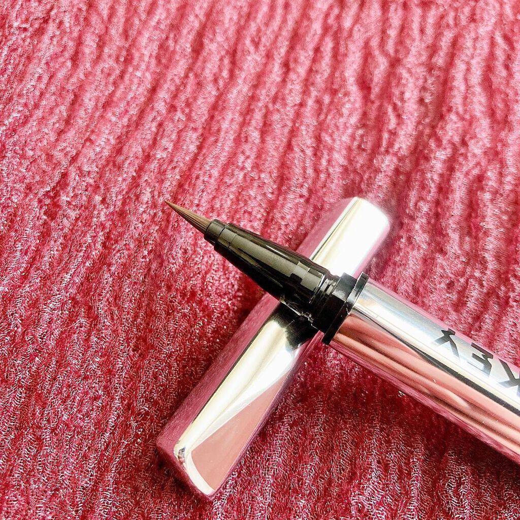 フローティングカラーリキッドアイライナー N02モカブラウン/COLORKEY/リキッドアイライナーを使ったクチコミ（3枚目）