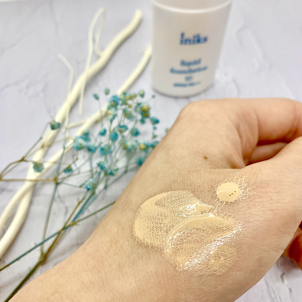 リキッド ファンデーション/iniks/リキッドファンデーションを使ったクチコミ（2枚目）