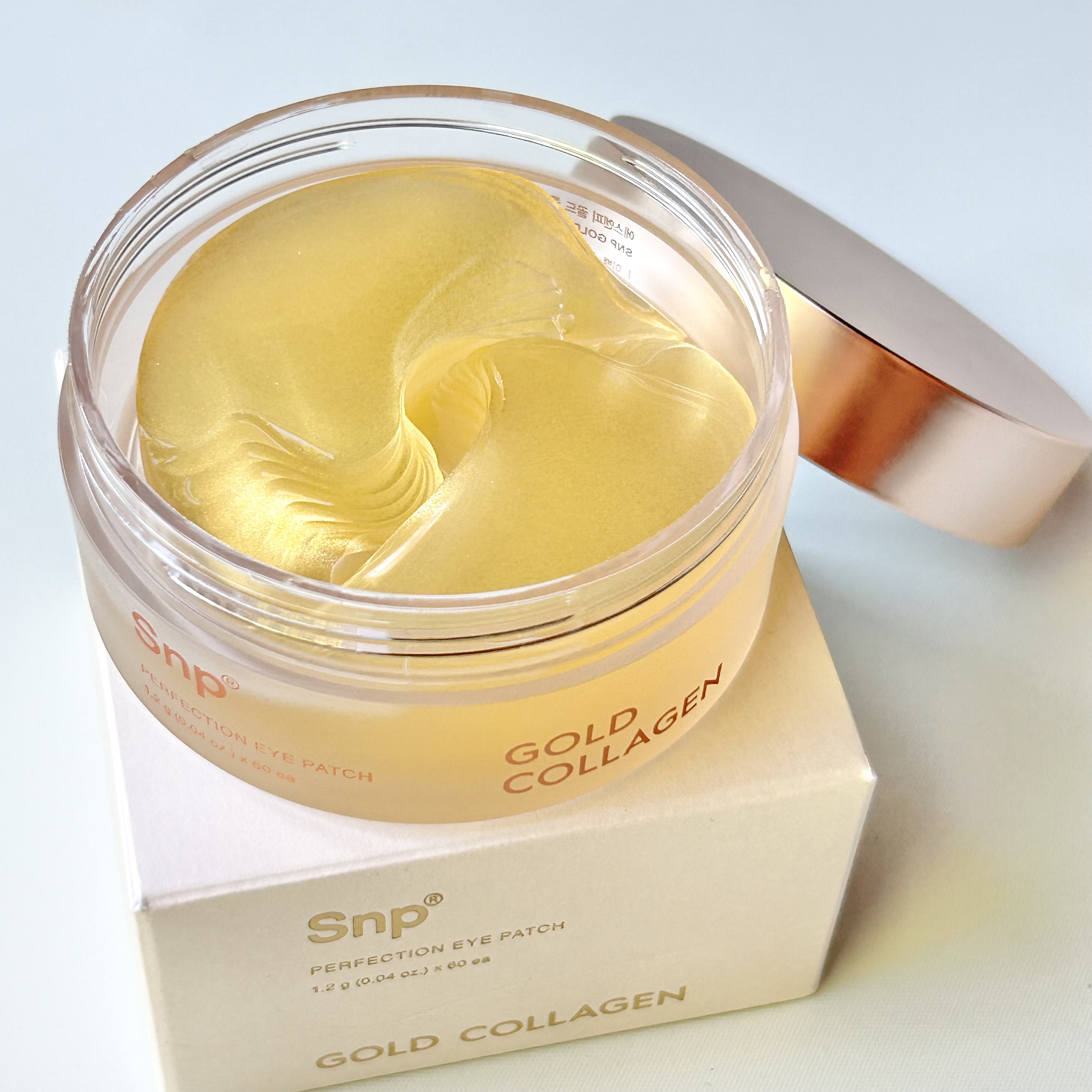 ゴールドコラーゲンパーフェクションアイパッチ/SNP/シートマスク・パックを使ったクチコミ（1枚目）