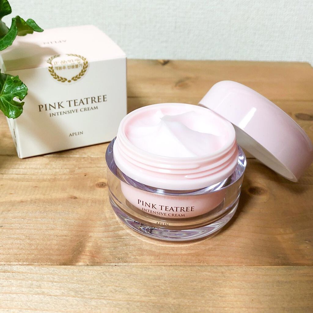 ピンクティーツリークリーム/APLIN/フェイスクリームを使ったクチコミ(1枚目)