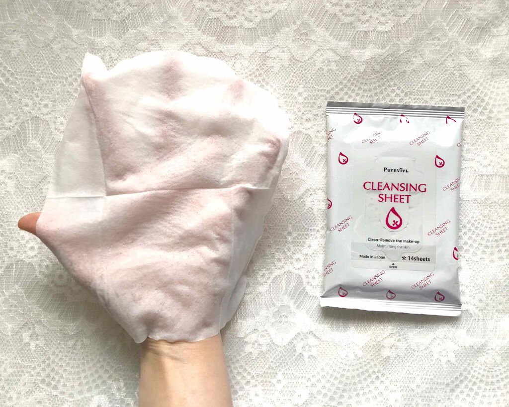 クレンジングシート/ピュアヴィヴィ/クレンジングシートを使ったクチコミ(1枚目)