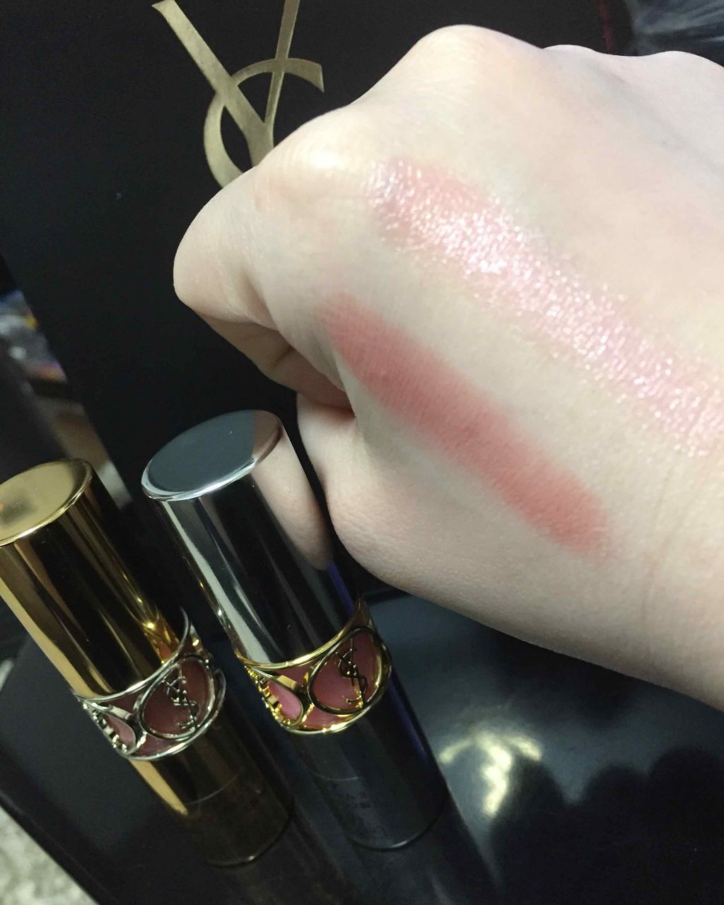 ヴォリュプテ ティントインバーム/YVES SAINT LAURENT BEAUTE/口紅を使ったクチコミ（2枚目）