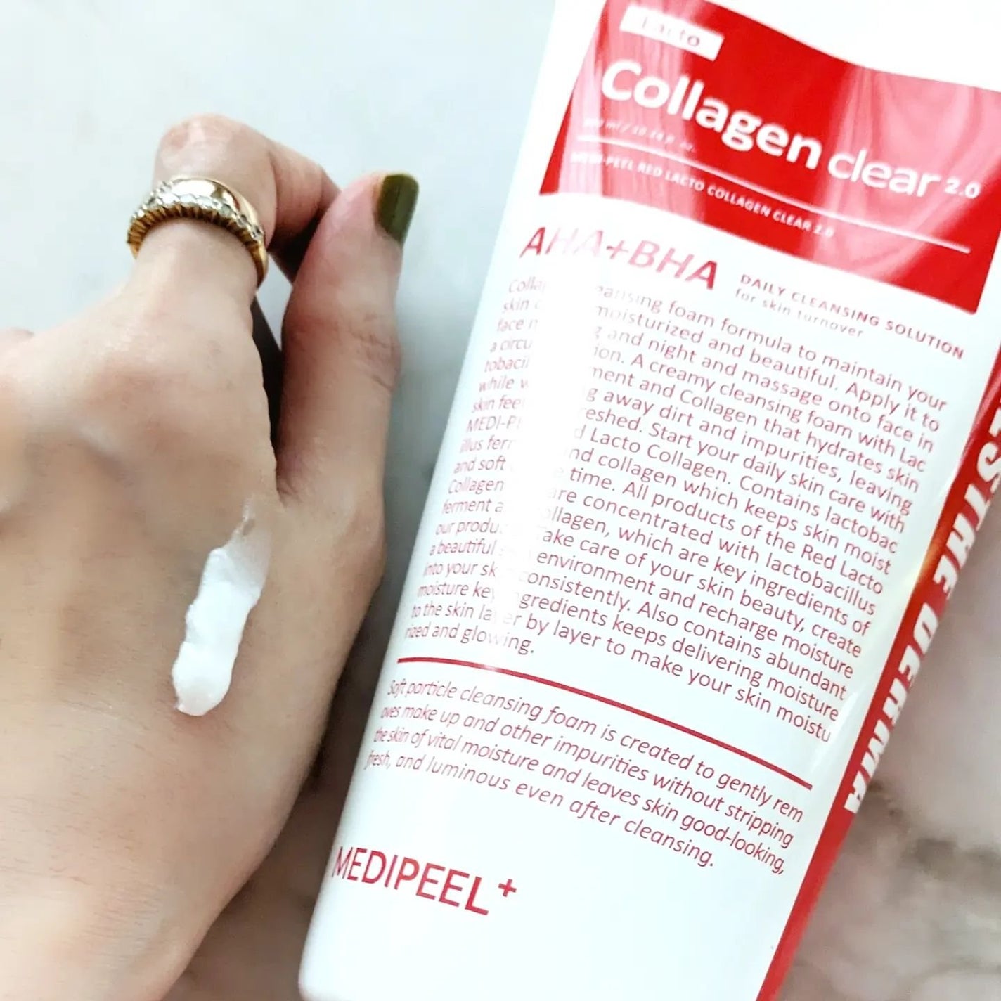 レッドラクトコラーゲンクレンジングオイル/MEDIPEEL/オイルクレンジングを使ったクチコミ(5枚目)