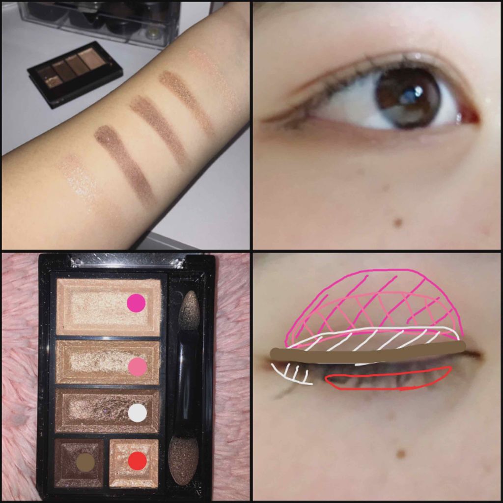 ショコラスウィート アイズ/リンメル ロンドン/アイシャドウパレットを使ったクチコミ（1枚目）